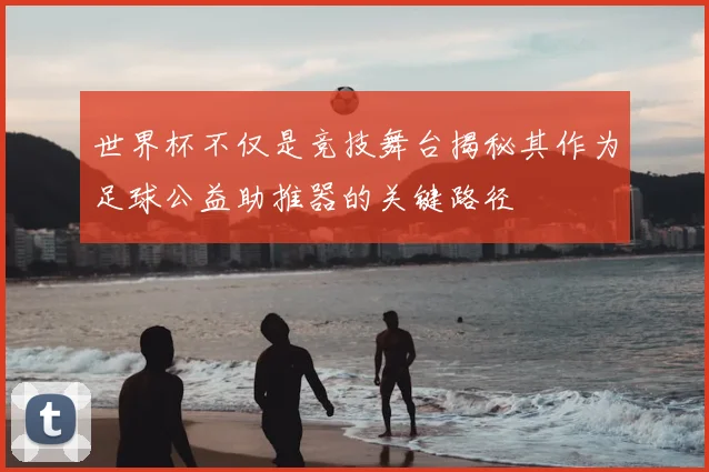 世界杯不仅是竞技舞台揭秘其作为足球公益助推器的关键路径